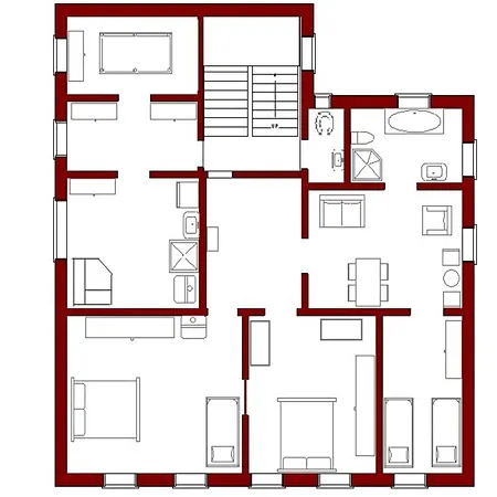 Exklusives Gruppenhaus Mit Cinema