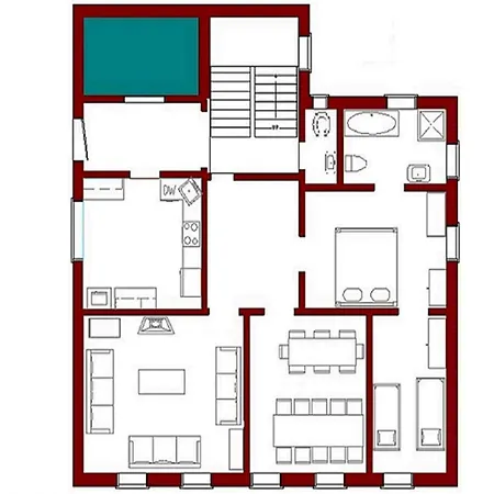 Exklusives Gruppenhaus Mit Cinema Дом отдыха Treuen